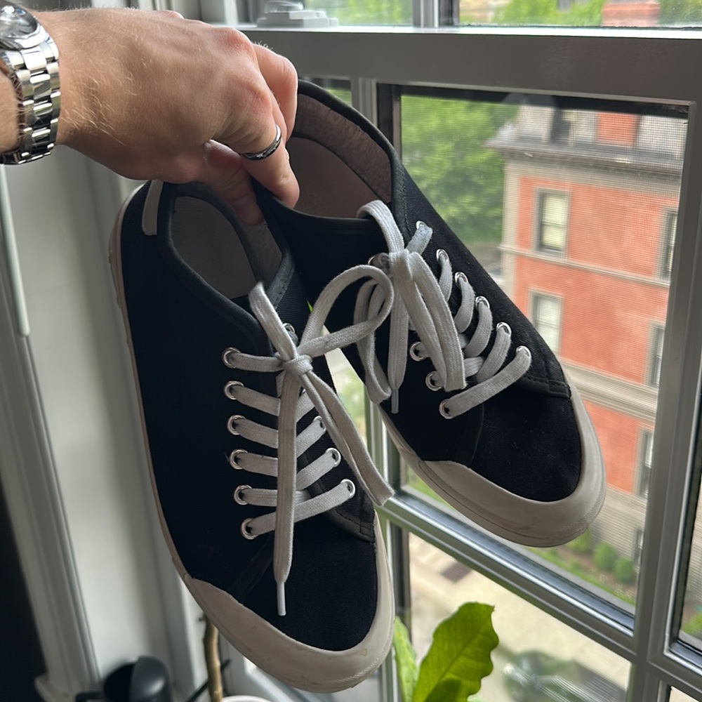 Rag and bone black and white shoes